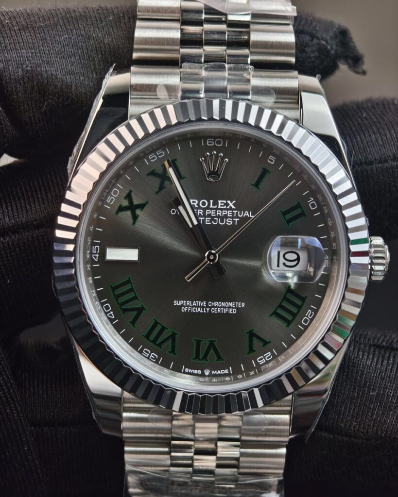 Rolex DateJust Super Clone 41mm Wimbledon Jubilee 126333