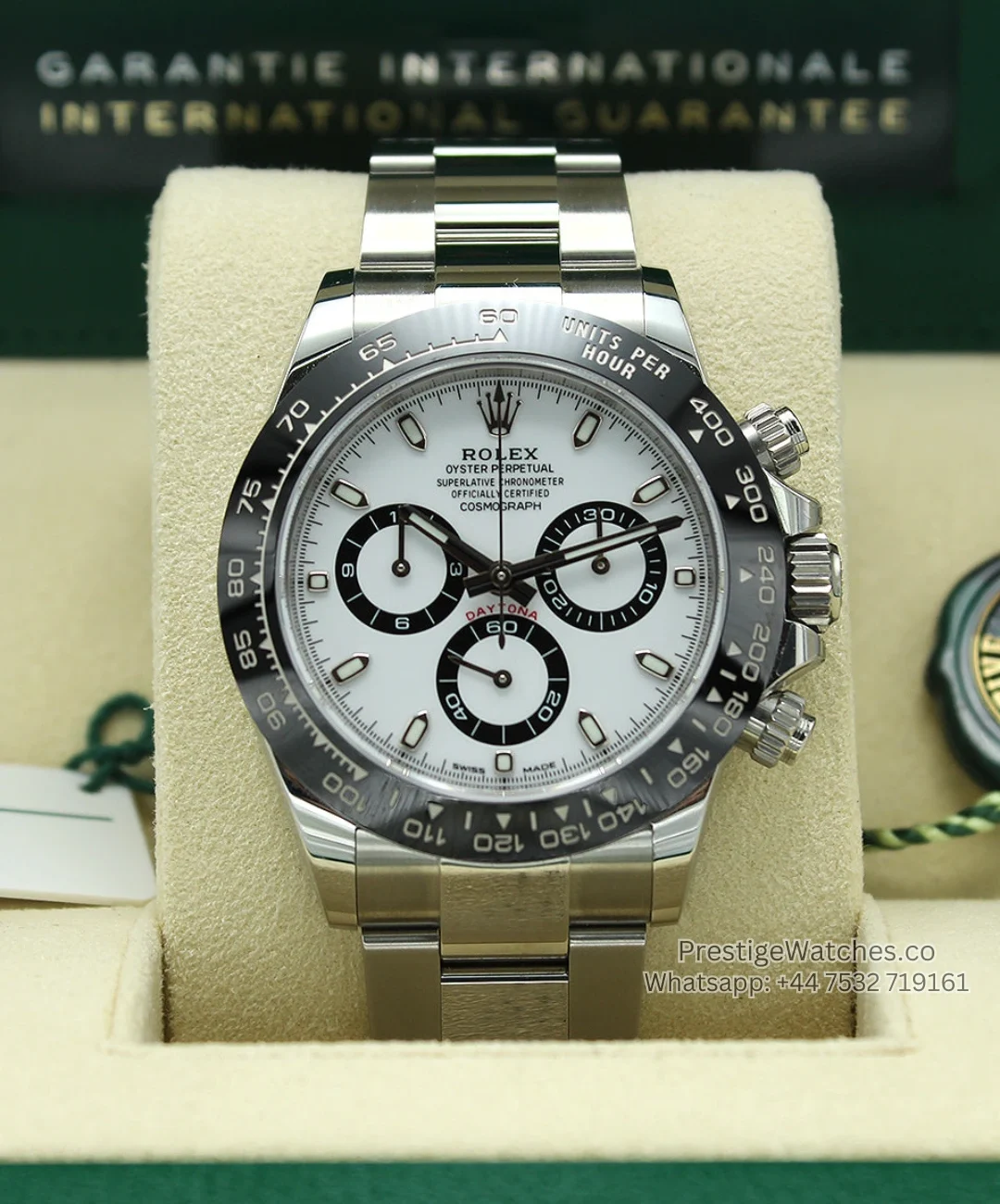 Rolex Super Clone Daytona White Dial 116500LN