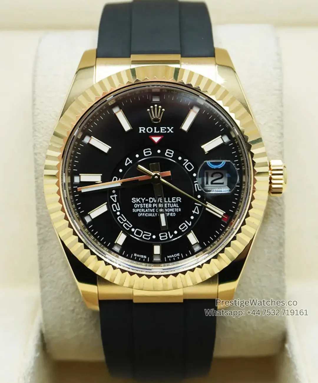 Rolex Super Clone Sky-Dweller Black Dial 326238