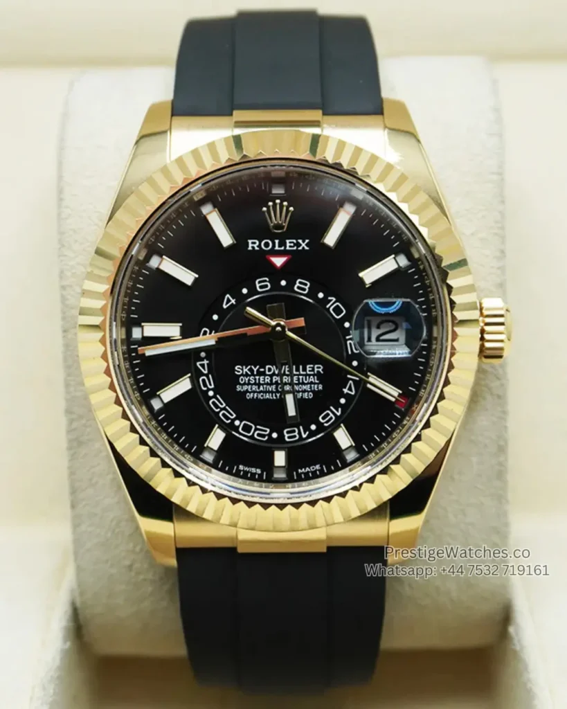 Rolex Super Clone Sky-Dweller Black Dial 326238