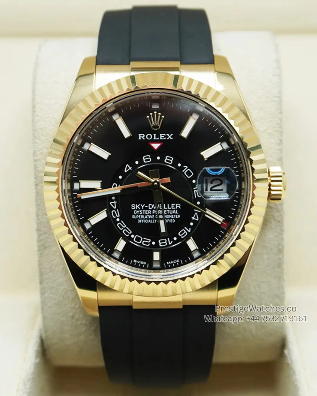 Rolex Super Clone Sky-Dweller Black Dial 326238