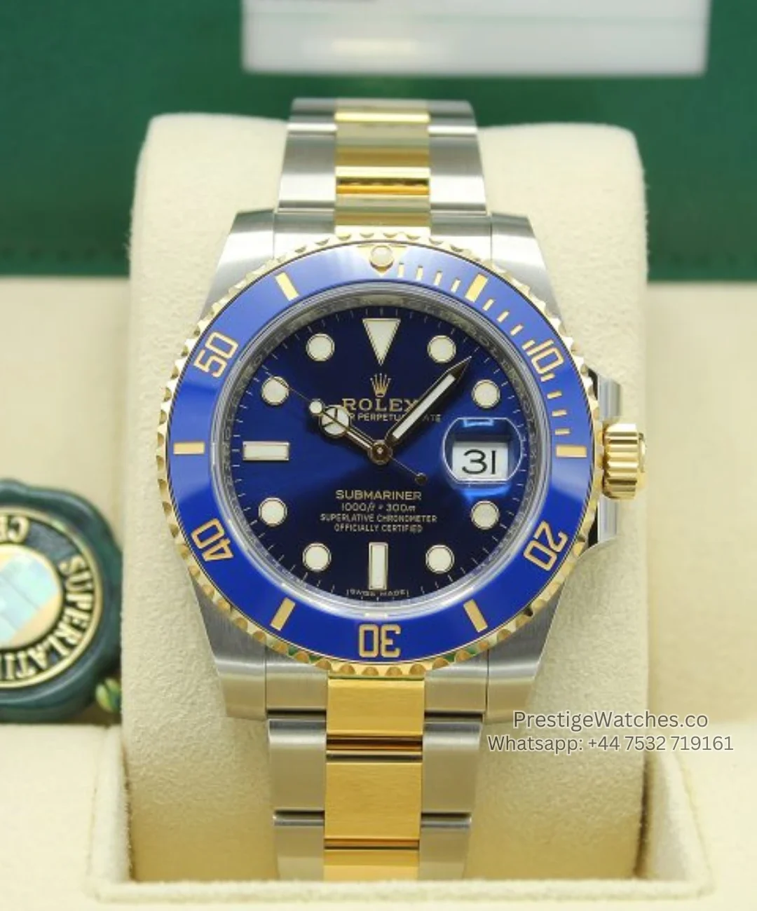 Rolex Super Clone Submariner Blue Dial 116613LB