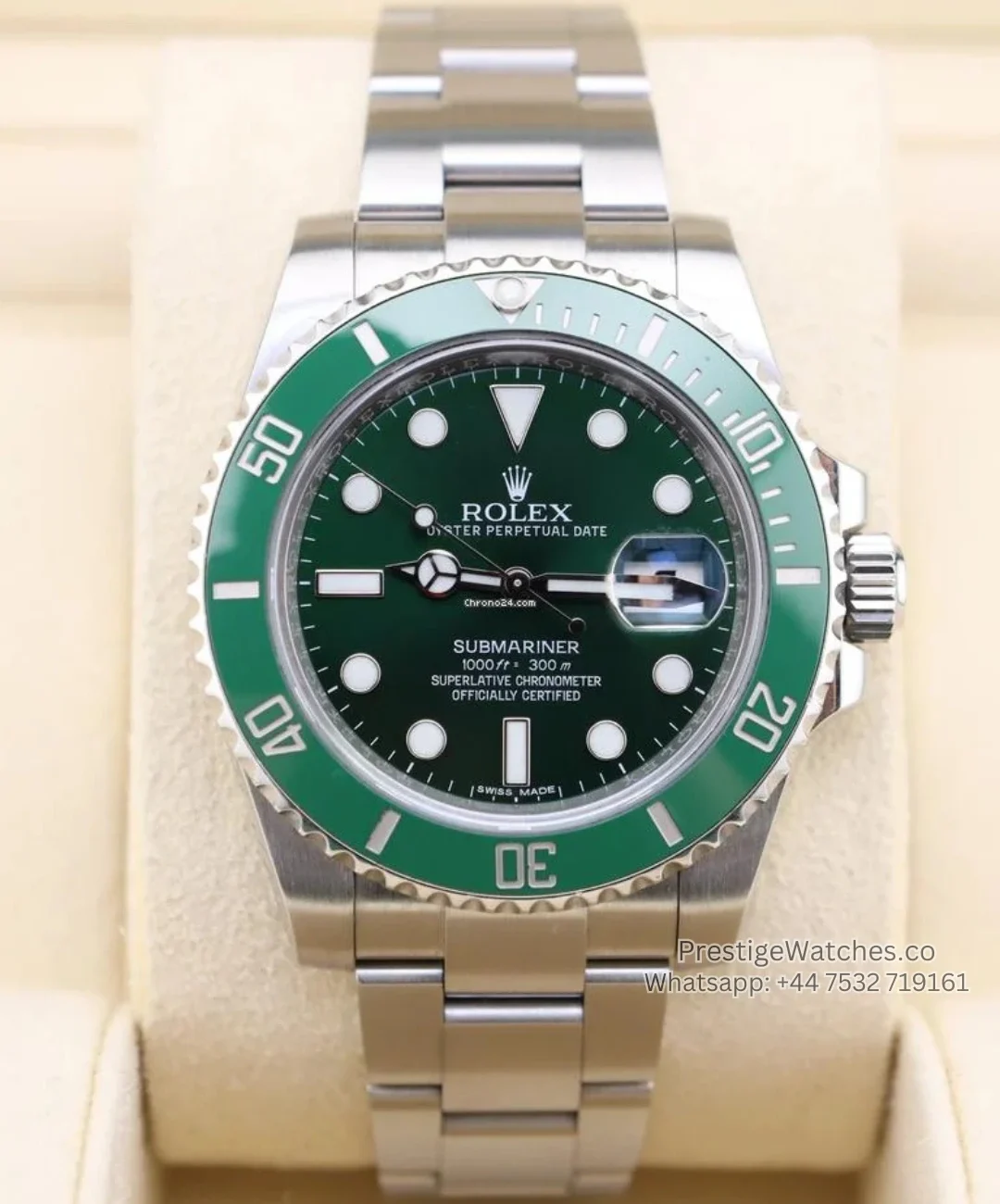 Rolex Super Clone Submariner Green Dial Hulk 116610LV