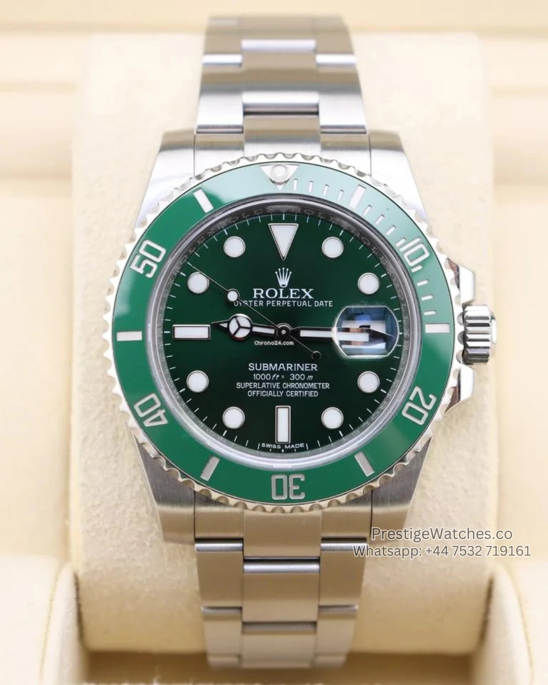 Rolex Super Clone Submariner Green Dial Hulk 116610LV