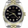 Rolex DateJust Black Dial 16013 Super Clone