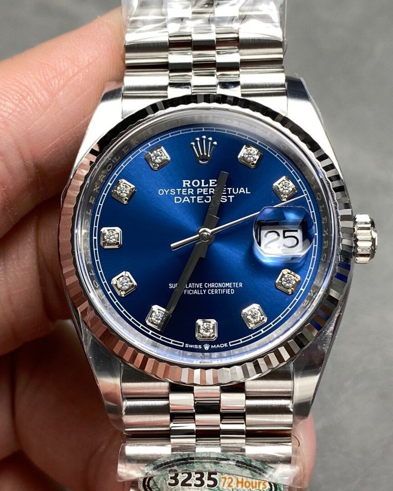 Rolex Datejust Super Clone 36mm Blue Dial SRL71