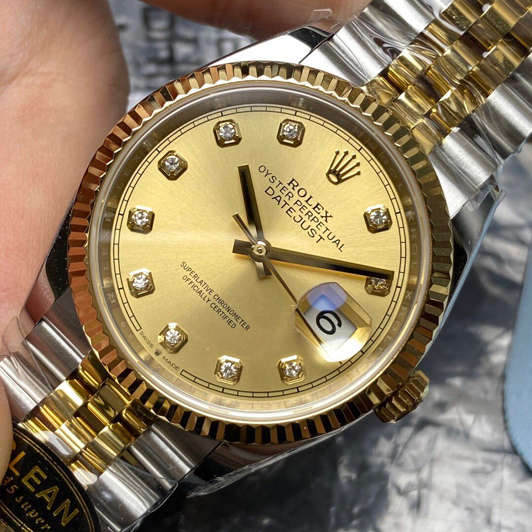 Rolex Datejust 36mm Champagne Dial 116243 Super Clone