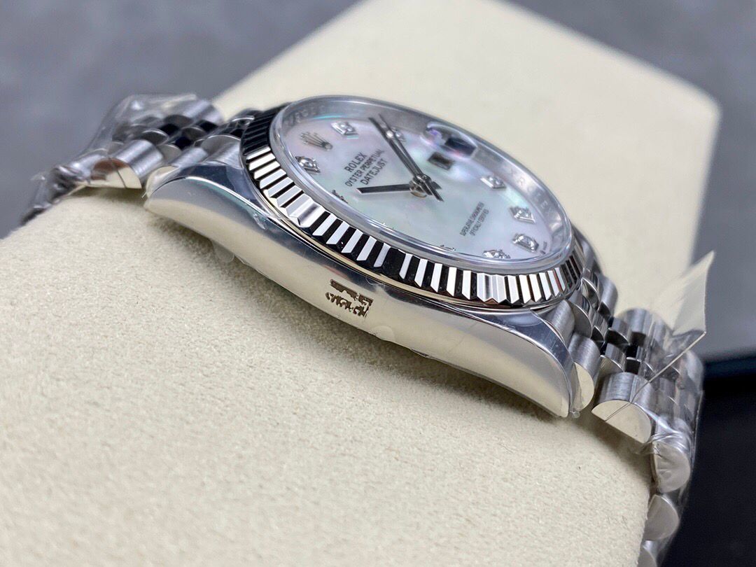 Rolex Datejust Super Clone 36mm Mother of Pearl – White Dial 116244