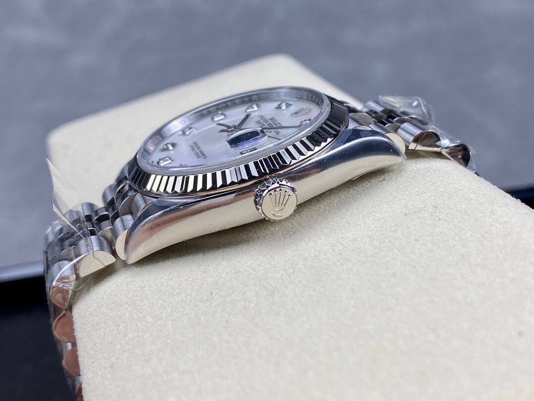 Rolex Datejust Super Clone 36mm Mother of Pearl – White Dial 116244