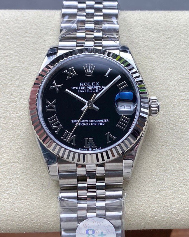 Rolex Lady-Datejust Super Clone 31mm Black Dial 178240