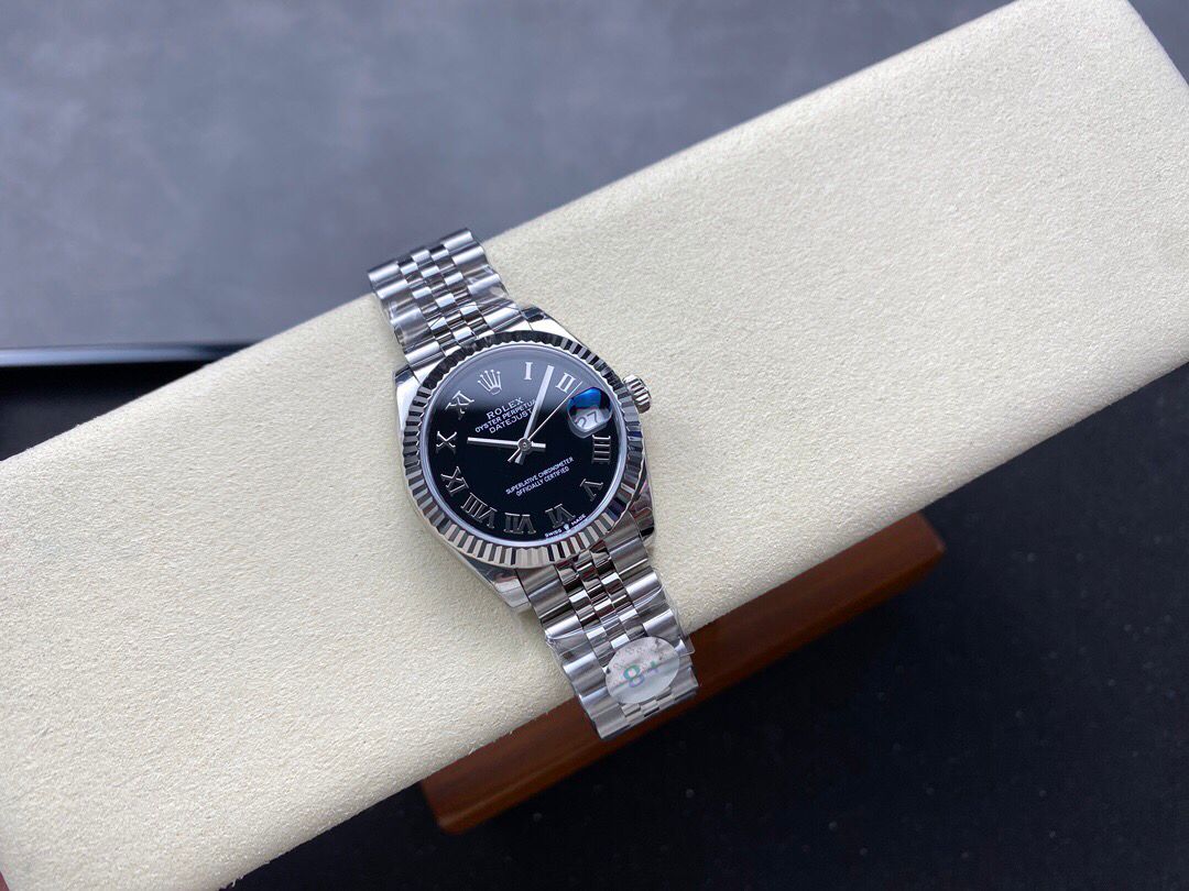 Rolex Lady-Datejust Super Clone 31mm Black Dial 178240