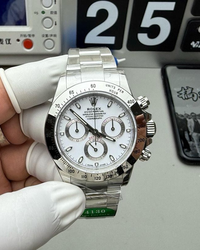 Rolex Daytona Super Clone 116519 White Dial 40mm