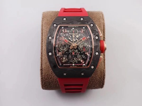 Richard Mille Replica RM 011 Red Strap