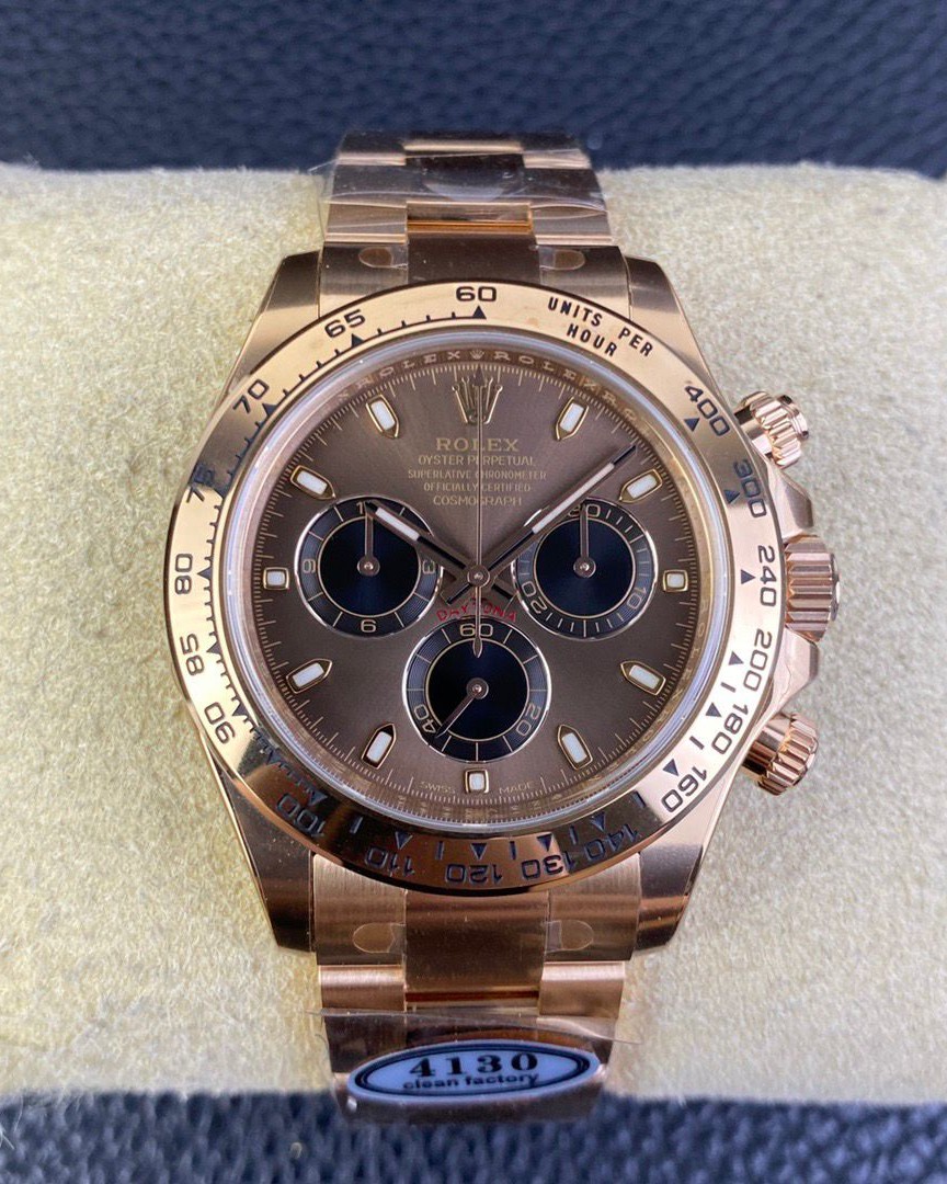 Rolex Super Clone Daytona 40 mm 126505 Bright Chocolate Dial