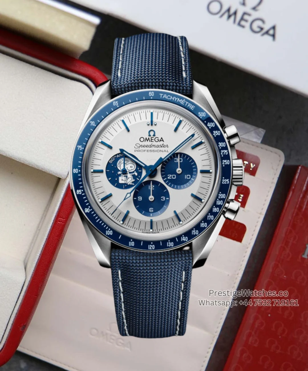 Omega Speedmaster Super Clone Silver SNOOPY Award