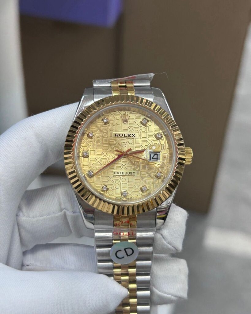 rolex super clone datejust champagne dial