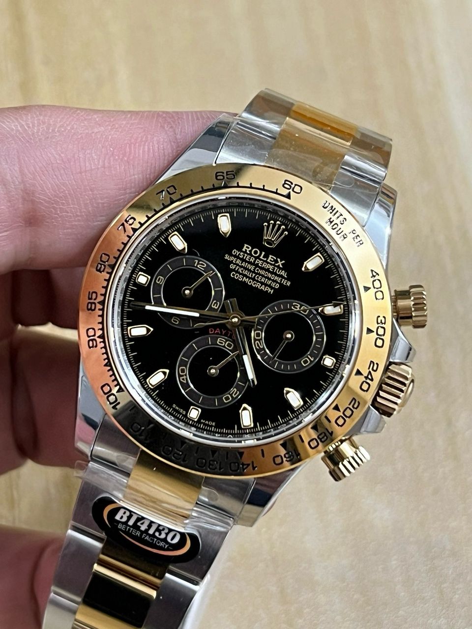 Rolex Daytona 40mm Super Clone Black Dial M116503-0004