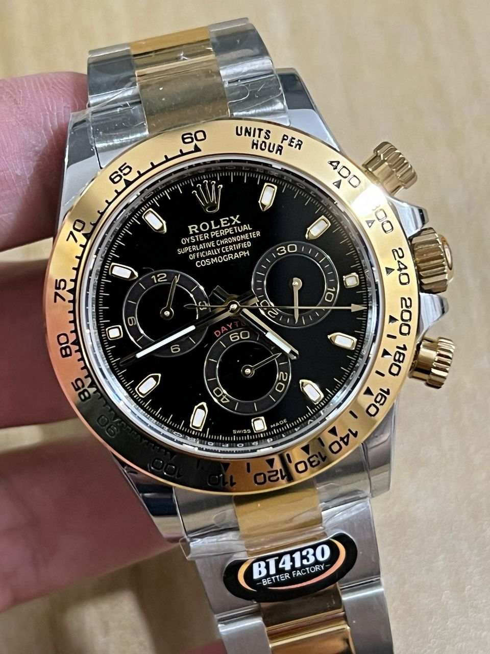 Rolex Daytona 40mm Super Clone Black Dial M116503-0004