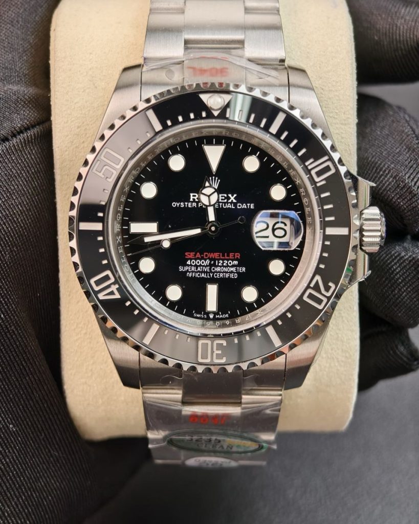 Sea Dweller 126600 QF 1:1 Best Edition 904L SS Case and Bracelet JH3235